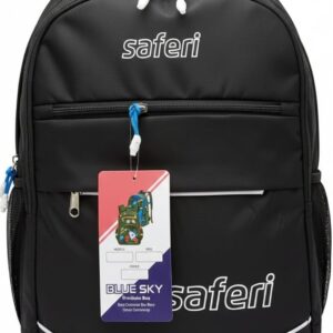 Saferi Men's Multi-Pocket College Bag | Lightweight & Waterproof Backpack